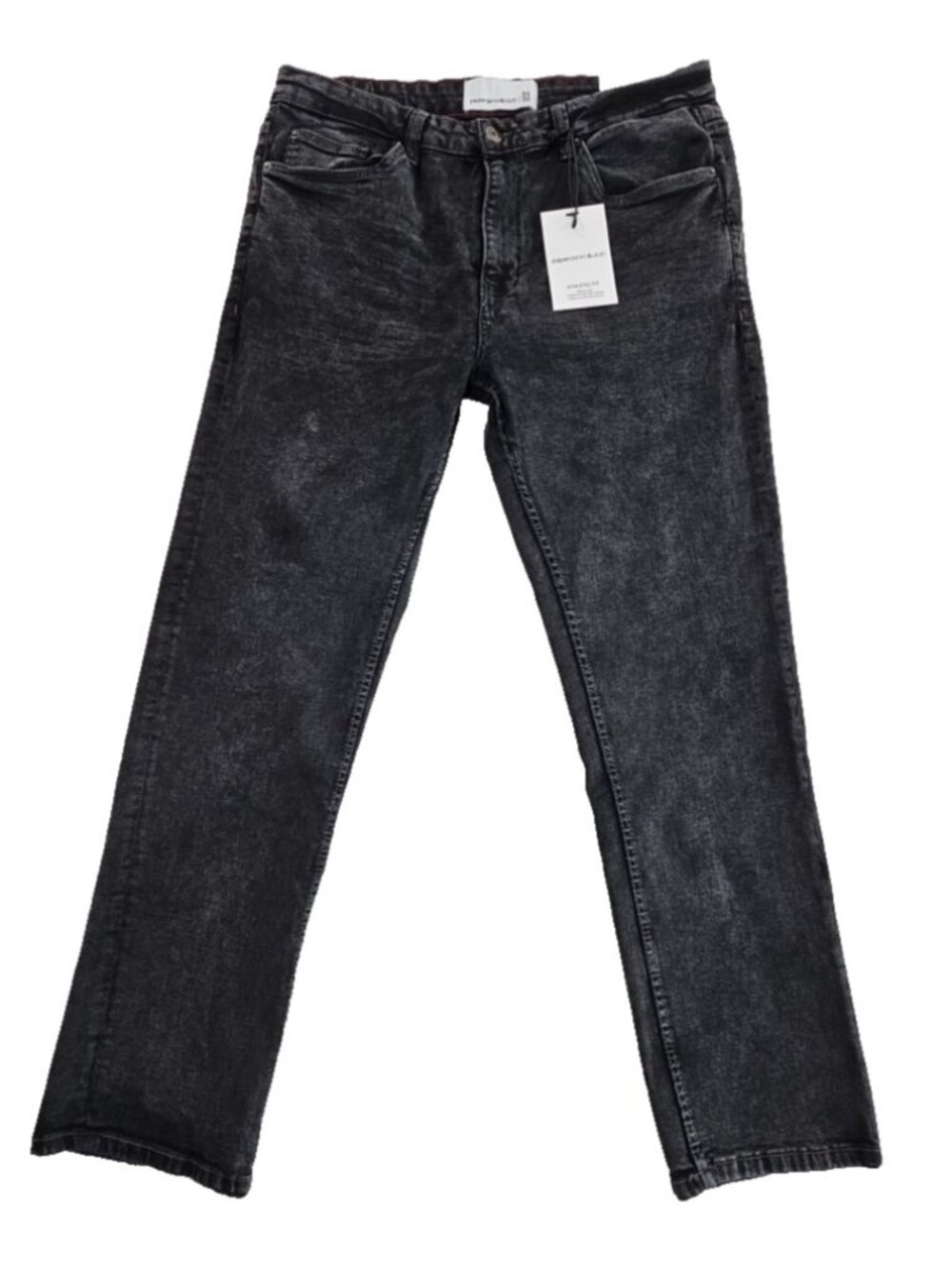 PD&C Paper Denim & Cloth Jeans Men's 34x30 Black Athletic Fit NEW‎ Straight Leg